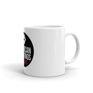 American Hauntings Podcast Logo Coffee Mug (white) - American Hauntings