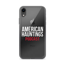 Load image into Gallery viewer, American Hauntings Podcast iPhone Case (white lettering) - American Hauntings