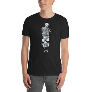 Skeleton Short Sleeve Tee Shirt - American Hauntings