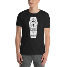 Load image into Gallery viewer, White Coffin Short Sleeve Tee Shirt - American Hauntings