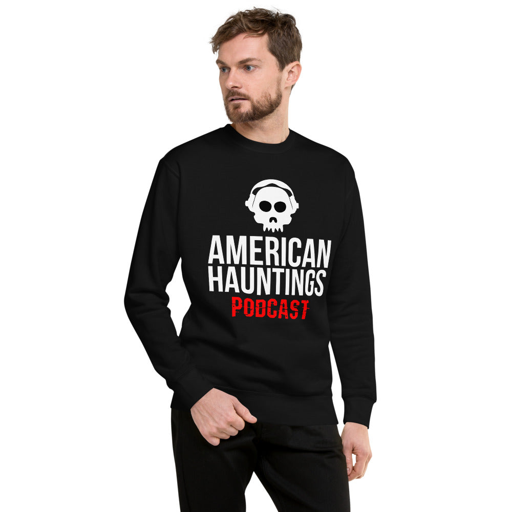 American Hauntings Podcast Logo Crew