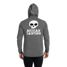 Load image into Gallery viewer, American Hauntings Logo Zip Up Hoodie